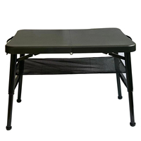 Table pliante moderne légère et portable, réglable en hauteur, en plastique imperméable pour l'extérieur
