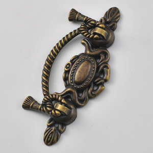 Antique Chinese Furniture Handle Zinc Alloy <b>Cabinet</b> Drawer Decorative Pull Novelty Shape Bronze <b>Gold</b> Durable - Product Image 2