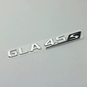 Chrome pour <span class=keywords><strong>Mercedes</strong></span> CLA 45 S AMG C117 C118 CLA45S TURBO <span class=keywords><strong>coffre</strong></span> de voiture Badge emblème Logo autocollant lettres Auto accessoires - Product Image 6