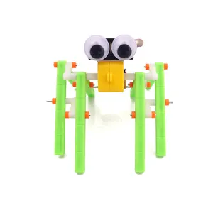 Promotional Creative Electronic Crawling Robotic Kit Education Steam Spider Robot for Boys Science Experiment Toys