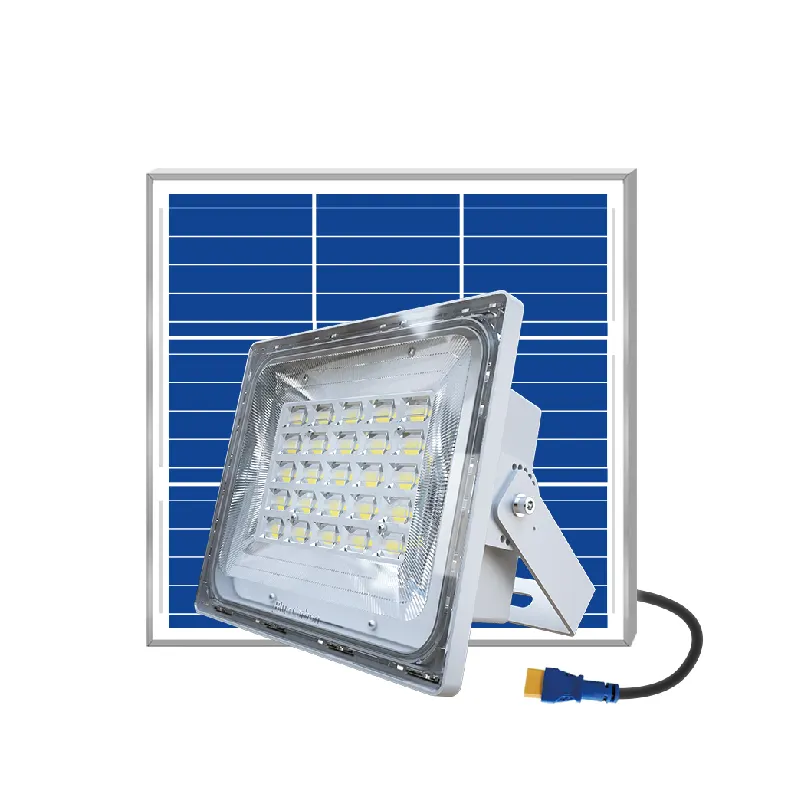 Blue Carbon 1600lm Solar Lights Outdoor 2200lm Led Flood Light Solar Lithium Battery Light con grado A + Cell