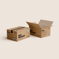 Cartón Corrugado Rígido con Recubrimiento UV, Tamaño Personalizado, Embalaje de Envío con Forro de Esponja, Papel Kraft Marrón Ecológico y Reciclable para