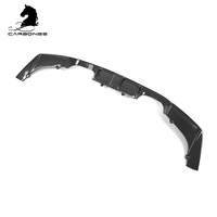 Diffuseur de pare-chocs arrière diffuseur de spoiler de pare-chocs de voiture en fibre de carbone avec lumière led pour BMW F80 F82 F83 M3 M4 fibre de carbone 2015 +