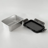 Conteneurs de nourriture pour congélateur en acier inoxydable Boîte à bento résistante aux températures froides Boîte à lunch empilable pour camping