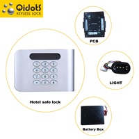 Serrure à combinaison électronique programmable avec historique d'audit pour coffres-forts d'hôtel