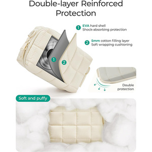 Quilting Puffy máy ảnh Túi <span class=keywords><strong>2025</strong></span> mới Trọng lượng nhẹ chống nước DSLR sling Túi bảo vệ Padding - Product Image 3