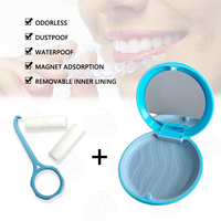 Accessoires de blanchiment des dents avec logo personnalisé étuis d'alignement boîtes de retenue orthodontique boîte de rangement avec extracteur de miroir et colle à mordre