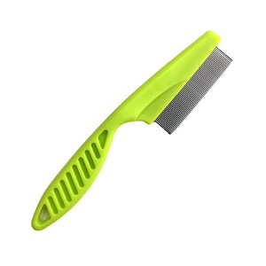 Ao Ting Peine Antipulgas para Gatos con Dientes Metálicos, Herramienta de Aseo para Mascotas para Eliminar Pelo y Desprendimiento - Product Image 1