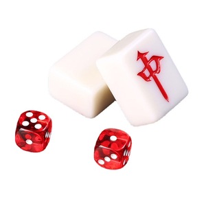Juego de Mahjong Americano Profesional al por Mayor, 166 Fichas, Acrílico con Impresión UV, Diseño de Concha de Tortuga Perlada, con Caja de Madera - Product Image 1