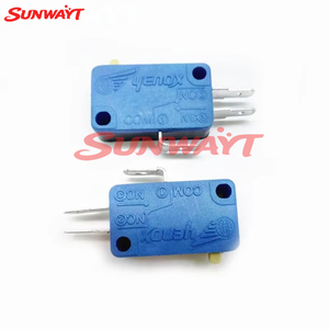 Accessoires pour machines de jeu à monnayeur : Bouton poussoir d'arcade bleu à 3 broches - Product Image 3