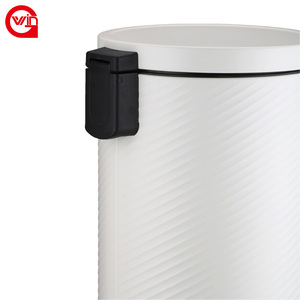 Lussuoso Cestino per Rifiuti da 3-30L per Interni, Bidone in Metallo per Rifiuti Alimentari con Pedale - Product Image 4