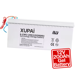 Batería Solar de <span class=keywords><strong>Gel</strong></span> AGM XUPAI 12v 200ah para <span class=keywords><strong>Autocaravana</strong></span>, Caravana, Cámper, Barco, Yate o Sistema de Energía Eólica - Product Image 1