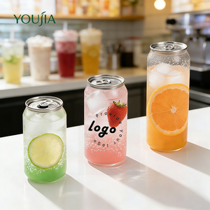 OEM Logolu PET Plastik Kutular Yüksek Kaliteli Şeffaf Plastik Kutu Soda İçme Şişesi Alüminyum Kutularla - Product Image 4