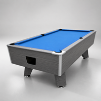 Table de billard commerciale à monnayeur 7FT 8FT avec système à jetons et plateau en MDF pour clubs et salles de jeux – Vente en gros