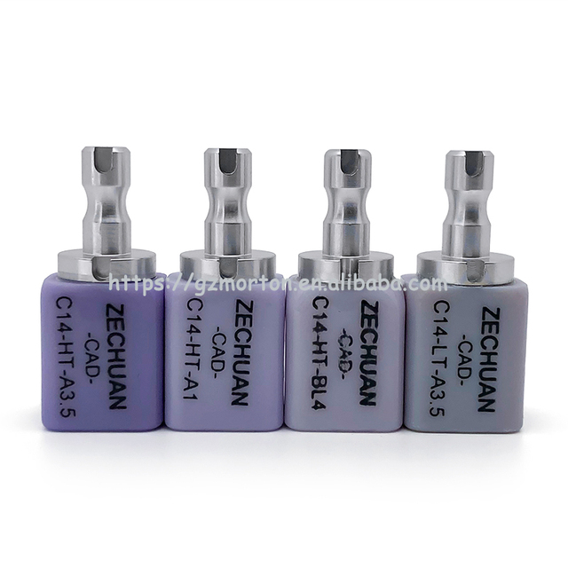 C14 Lithium Disilicate Microcrystalline Glass Ceramic Block for Dental CAD CAM Preparation