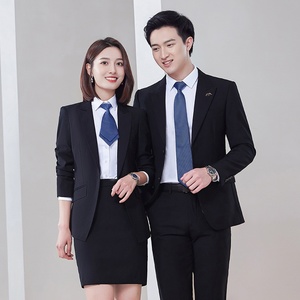 Costume professionnel trois pièces bleu royal pour hommes, fermeture à simple boutonnage pour concessionnaire automobile, <span class=keywords><strong>vendeur</strong></span> d'assurance - Product Image 1