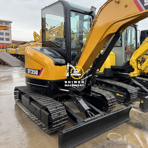 Mini-excavatrice Sany Sy35u d'occasion, machine de 3,5 tonnes, moteur Yanmar 3TNV88, 2022, Sy16u, Sy18u, Sy26u, Sy55u - Product Image 3
