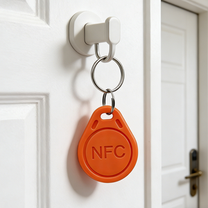 Llaveros RFID Personalizados Duraderos, Tarjeta NFC NTAG213 de Goma y Plástico de <span class=keywords><strong>125khz</strong></span> para Identificación de Empleados y Control de Acceso a Eventos - Product Image 1