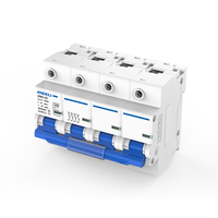 Disjoncteur miniature 4 pôles ANDELI ADB3-125-4P AC 1000V 20A Fuite à la terre Tension nominale 100V