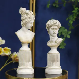 Redeco Home Decor Luxury Resin Figure Bust Statues