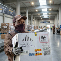 Agent d'expédition porte-à-porte Chine-Europe, transitaire DDP, services logistiques de fret aérien, entreposage gratuit
