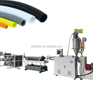 11-65Mm Gegolfde Pijp Plastic Extruders Pvc Hdpe Pe Pijpen Enkele Schroef Plastic Extruder Machine