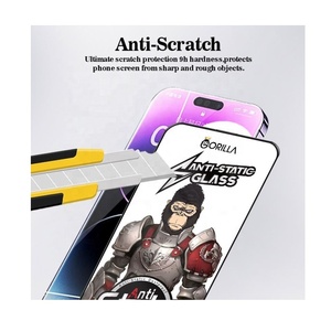 ESD antiestático a prueba de polvo 2.5D Protector de pantalla de vidrio templado para <span class=keywords><strong>iPhone</strong></span> para Samsung Redmi 13 Pro 13 Pro Max 9H <span class=keywords><strong>Gorilla</strong></span> <span class=keywords><strong>Glass</strong></span> - Product Image 4