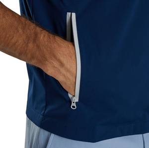 Gilet de golf léger pour homme, entièrement zippé, en softshell, finition hydrofuge, respirant et extensible - Product Image 4