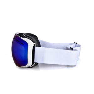 Gafas de esquí magnéticas, lentes dobles de esponja cómoda, antiniebla, ventilación Blanca, para nieve - Product Image 3