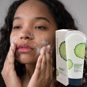 Traitement de l'acné, contrôle de l'huile, nettoie et hydrate la <span class=keywords><strong>peau</strong></span>, <span class=keywords><strong>meilleur</strong></span> extrait de Fruit, concombre, lavage du visage, <span class=keywords><strong>lait</strong></span> nettoyant - Product Image 4