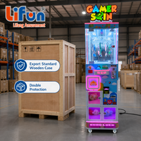 LIFUN Gamer Spin 30 Clips Machine de jeu à monnayeur de type arcade, machine à pinces à prix et distributeur de cadeaux pour enfants en centre commercial