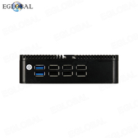 Mini PC Práctico y Ligero con CPU Intel N100, Windows 10, 8 USB, 2 HD, DP, LAN, DDR4 (máx. 32 GB), SSD MSATA, Sin Ventilador