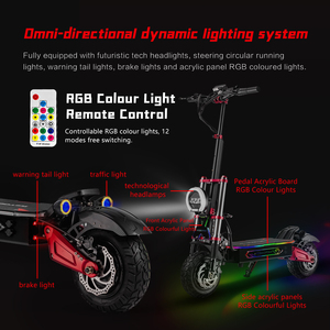 Envío Gratis UE/EE. UU. Scooter Eléctrico de Doble Motor 60V, Batería de Litio 40Ah, 120km de Autonomía, NFC, APP, Plegable, Impermeable, S5-11 - Product Image 6