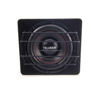 OEM de madera 150W 12V 8 pulgadas compacto coche activo Subwoofer recinto coche Audio Powered caja de altavoz con amplificador de sonido incorporado