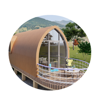 Maison en dôme en panneaux EPS composites, bâtiment modulaire isolé