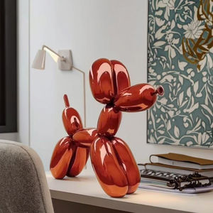 Ensemble <span class=keywords><strong>de</strong></span> sculptures <span class=keywords><strong>de</strong></span> chien ballon-Décor Pop Art inspiré <span class=keywords><strong>de</strong></span> Jeff Koons dans des couleurs arc-en-ciel brillantes pour des intérieurs modernes - Product Image 3