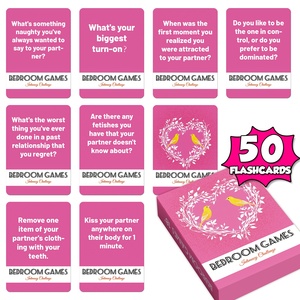 Tarjetas Románticas Personalizables de Papel Rosa para Parejas, Juego para Mejorar las Sensaciones Nocturnas en el Dormitorio - Product Image 2