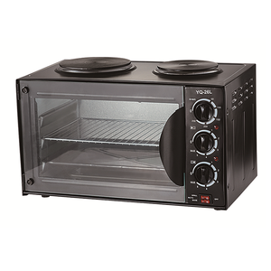Zogifts <strong>Electric</strong> Mini <strong>Oven</strong> Cooker Pizza Bakery for Baking <strong>Turkey</strong> Italian General Parts With Hot Plate Desk Commercial Deck <strong>Round</strong> - Product Image 1