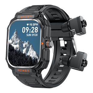 Outdoor Sport Smart <b>Watch</b> TWS BT Earphone 2.1Inch Touch Screen Sport NFC Health <b>With</b> Earbuds Outdoor Best Smart <b>Watch</b> for Men IP - Product Image 2