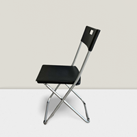 Chaises pliantes robustes en fer personnalisées pour les fêtes de jardin Chaise de mariage en plein air Chaises pliantes durables en métal