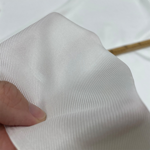 Tela de sarga de seda de color blanco natural para forro, material de sensación suave, productos listos populares directos de fábrica al por mayor - Product Image 3