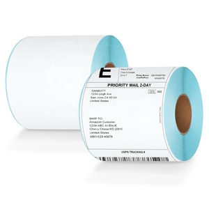 Bán buôn không thấm nước Máy in nhiệt nhãn cuộn giấy 4x6 Nhiệt vận chuyển nhãn nhiệt Nhãn dán nhãn CuộN - Product Image 2