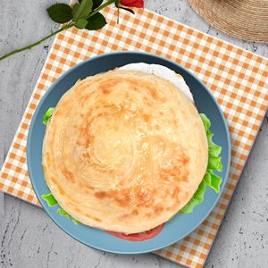 Vente chaude délicieuse mini tarte à crêpes faire des crêpes chinoises déjeuner chinois gâteau à la main - Product Image 1