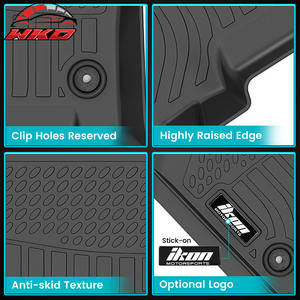 Fits <b>For</b> Ram 1500 Crew Cab 2025-2026 W/Rear Under-<b>Seat</b> <b>Storage</b> TPE Floor Mats Carpets 3D Molded Waterproof - Product Image 3