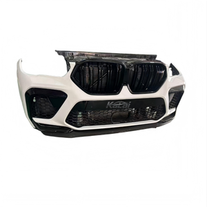 Kit de conversion de pare-chocs avant style <span class=keywords><strong>X6</strong></span> <span class=keywords><strong>M</strong></span> pour <span class=keywords><strong>BMW</strong></span> <span class=keywords><strong>X6</strong></span> G06 XDrive40i 2020+, mise à niveau directe OEM, fascia sport - Product Image 2