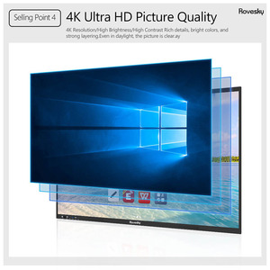 Pantalla Interactiva Plana LCD 4K de 75 Pulgadas de Alta Calidad Rovesky OEM ODM, <span class=keywords><strong>Pizarra</strong></span> Inteligente con Cámara de 13MP y 60Hz para Aulas en Línea - Product Image 2