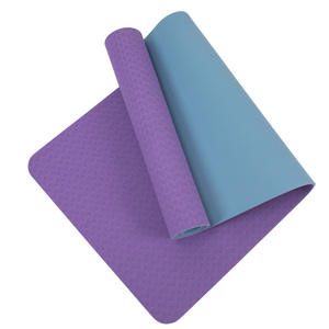 Tapis de yoga TPE sain, antidérapant, portable, de bonne qualité, fabrication professionnelle, logo personnalisé, SHENGDE Sustainable <span class=keywords><strong>Fitness</strong></span> - Product Image 1