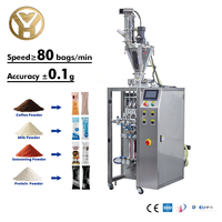 Machine d'emballage automatique à double voie pour sachets de poudre d'électrolytes YH, machine d'emballage haute vitesse pour poudre