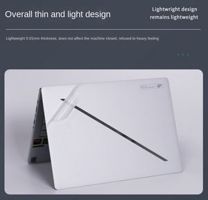 Nhà Máy Giá Cổ Phiếu có sẵn trong suốt Frosted máy tính ma thuật da cho PVC ASUS ROG - Product Image 3