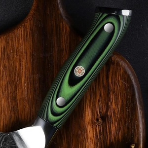Couteau de cuisine VG10 Damas à 67 étages, nouveau couteau de <span class=keywords><strong>boucher</strong></span> Nakiri en acier inoxydable à manche G10 en acier au carbone - Product Image 2